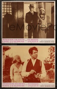 3g0487 BONNIE & CLYDE 5 LCs 1967 great images of Warren Beatty, Gene Hackman & Pollard, Denver Pyle!