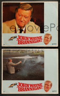 3g0089 BRANNIGAN 8 LCs 1975 Douglas Hickox, fighting John Wayne in England, Geeson, Attenborough!