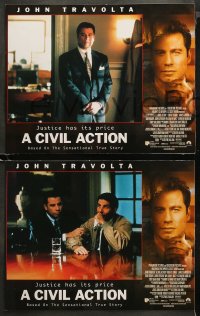 3g0415 CIVIL ACTION 7 LCs 1998 great images of John Travolta as attorney for leukemia victims!