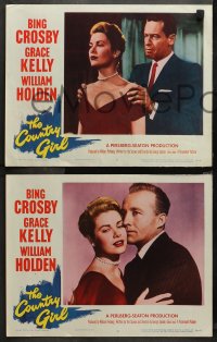 3g0604 COUNTRY GIRL 3 LCs 1954 cool images of Grace Kelly, Bing Crosby & William Holden!