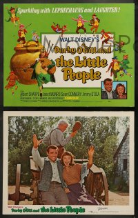 3g0112 DARBY O'GILL & THE LITTLE PEOPLE 8 LCs R1977 Disney, Sean Connery, leprechauns and laughter!