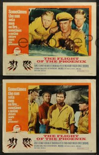 3g0142 FLIGHT OF THE PHOENIX 8 LCs 1966 Robert Aldrich, James Stewart, Ernest Borgnine, Peter Finch!