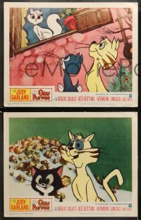 3g0153 GAY PURR-EE 8 LCs 1962 Judy Garland, Robert Goulet, Red Buttons, cartoon cats!