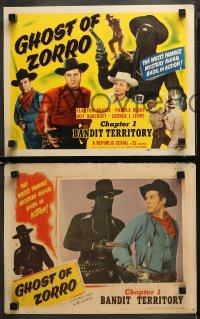 3g0154 GHOST OF ZORRO 8 chapter 1 LCs 1949 grandson of Zorro Clayton Moore & Blake, Bandit Territory!