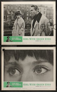 3g0155 GIRL WITH GREEN EYES 8 LCs 1964 pretty Rita Tushingham, Peter Finch, Lynn Redgrave!