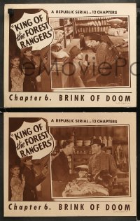 3g0557 KING OF THE FOREST RANGERS 4 chapter 6 LCs 1946 Larry Thompson, Helen Talbot, Brink of Doom!