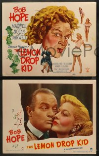 3g0209 LEMON DROP KID 8 LCs 1951 images of Bob Hope, Tor Johnson, Maxwell, Darwell, complete set!