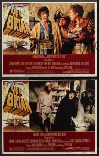 3g0560 LIFE OF BRIAN 4 LCs 1979 Monty Python, Graham Chapman, John Cleese, Jones, Idle, Palin!