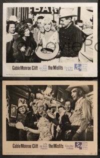 3g0429 MISFITS 7 LCs 1961 sexy Marilyn Monroe, Clark Gable, Montgomery Clift, Wallach, John Huston!