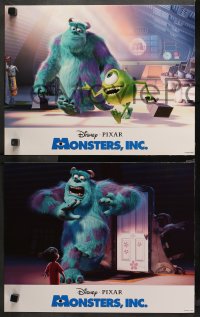 3g0035 MONSTERS, INC. 9 LCs 2001 great images from Disney & Pixar computer animated CGI cartoon!