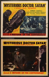 3g0239 MYSTERIOUS DOCTOR SATAN 8 chapter 1 LCs 1940 masked hero serial, Return of the Copperhead!