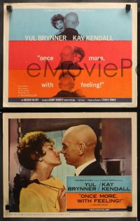 3g0251 ONCE MORE WITH FEELING 8 LCs 1960 Yul Brynner & Kay Kendall, directed by Stanley Donen!