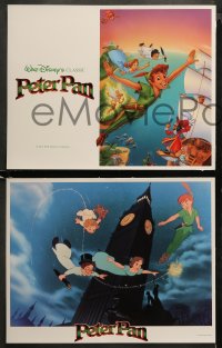 3g0271 PETER PAN 8 LCs R1989 Walt Disney animated cartoon fantasy classic, great flying art!