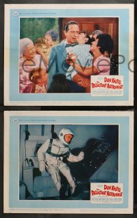 3g0570 RELUCTANT ASTRONAUT 4 LCs 1967 close up of Don Knotts & sexy Joan Freeman!