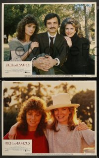 3g0291 RICH & FAMOUS 8 LCs 1981 Jacqueline Bisset, Candice Bergen, young Meg Ryan, George Cukor!