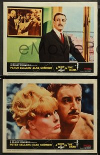 3g0308 SHOT IN THE DARK 8 LCs 1964 Blake Edwards directed, Peter Sellers & sexy Elke Sommer!