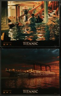 3g0478 TITANIC 6 LCs 1997 Leonardo DiCaprio, Kate Winslet, James Cameron!