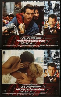 3g0365 TOMORROW NEVER DIES 8 LCs 1997 Pierce Brosnan as James Bond 007, Teri Hatcher, Yeoh!