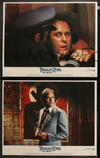 3g0373 TWILIGHT ZONE 8 LCs 1983 Morrow, Crothers, John Lithgow, from Rod Serling TV series!