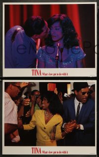 3g0388 WHAT'S LOVE GOT TO DO WITH IT 8 LCs 1993 Angela Bassett as Tina Turner, Fishburne as Ike!