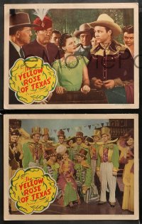 3g0591 YELLOW ROSE OF TEXAS 4 LCs 1944 King of the Cowboys Roy Rogers & Dale Evans riverboat musical!