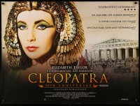 3h0774 CLEOPATRA British quad R2013 Richard Burton, Rex Harrison, sexy Elizabeth Taylor c/u!