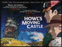 3h0781 HOWL'S MOVING CASTLE British quad 2005 Hayao Miyazaki, great different anime castle!
