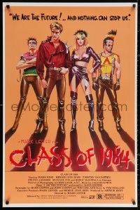 3h0301 CLASS OF 1984 1sh 1982 art of bad punk teens, we are the future & nothing can stop us!