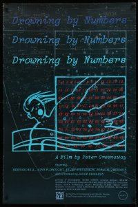 3h0329 DROWNING BY NUMBERS 1sh 1991 Joan Plowright, Peter Greenaway directed!