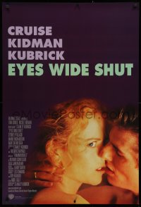 3h0342 EYES WIDE SHUT 1sh 1999 Stanley Kubrick, romantic close-up of Tom Cruise & Nicole Kidman!