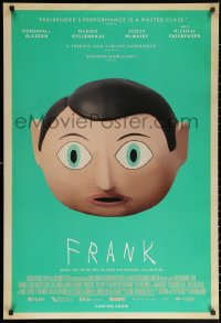3h0351 FRANK advance DS 1sh 2014 Michael Fassbender in title role, wacky image!
