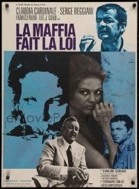 3h1152 MAFIA French 23x31 1969 completely different artwork/image of Claudia Cardinale by Savkoff!