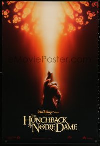 3h0384 HUNCHBACK OF NOTRE DAME int'l 1sh 1996 Walt Disney, cool different silhouette of Quasimodo!