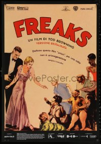 3h0723 FREAKS Italian 1sh R2016 Tod Browning classic, wonderful art from 1st release Belgian poster!