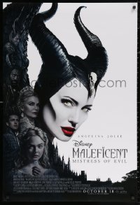 3h0435 MALEFICENT: MISTRESS OF EVIL advance DS 1sh 2019 Angelina Jolie in title role, Fanning!