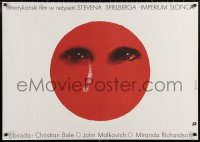 3h0880 EMPIRE OF THE SUN Polish 26x38 1989 Stephen Spielberg, 1st Christian Bale, Pagowski art!