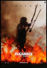 3h0495 RAMBO: LAST BLOOD teaser DS 1sh 2019 Sylvester Stallone has one more fight left in him!