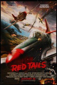 3h0502 RED TAILS advance DS 1sh 2012 Cuba Gooding Jr & Terence Howard as WWII fighter pilots!
