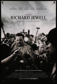3h0512 RICHARD JEWELL advance DS 1sh 2019 Hauser in the title role, directed by Clint Eastwood!