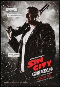 3h0545 SIN CITY A DAME TO KILL FOR teaser DS 1sh 2014 Mickey Rourke as Marv, he means no harm!