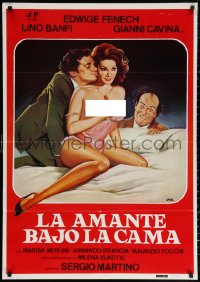 3h0960 CREAM HORN Spanish 1982 Edwige Fenech, Italian comedy, different sexy art by Jano!