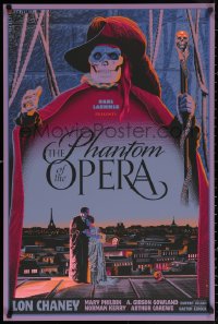 3h0091 PHANTOM OF THE OPERA #65/100 24x36 art print 2013 Lon Chaney art by Laurent Durieux, variant!