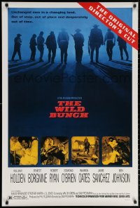 3h0612 WILD BUNCH 1sh R1995 Sam Peckinpah cowboy classic, Holden, the original director's cut!