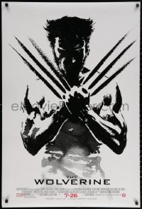 3h0614 WOLVERINE style B revised advance DS 1sh 2013 Hugh Jackman in title role by Suren Galadjian!