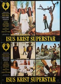 3h1056 JESUS CHRIST SUPERSTAR Yugoslavian 19x26 1973 Neeley, Andrew Lloyd Webber religious musical