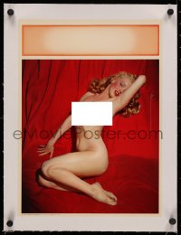 3j0083 MARILYN MONROE linen 12x17 calendar sample 1955 Golden Dreams image from Playboy centerfold