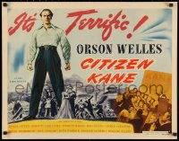 3k0016 CITIZEN KANE style A 1/2sh 1941 Orson Welles' masterpiece, he directed & starred, ultra rare!