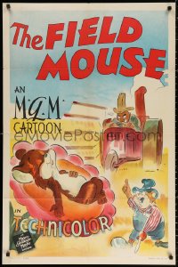 3m0214 FIELD MOUSE 1sh 1941 cartoon art of rodent napping by angry farmer on tractor, ultra rare!