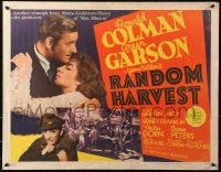 3m0037 RANDOM HARVEST 1/2sh 1942 amnesiac Ronald Colman & Greer Garson, James Hilton, ultra rare!