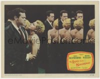 3m0297 LADY FROM SHANGHAI LC #7 1947 iconic image of Rita Hayworth & Orson Welles in mirror room!